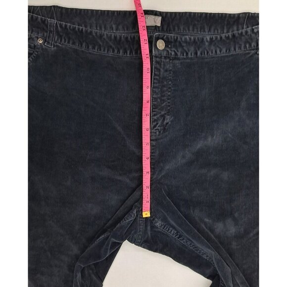 J Jill Women's Black Velvet Tapered Slim Leg Stretch Size 26 Holiday Fancy - Picture 3 of 9